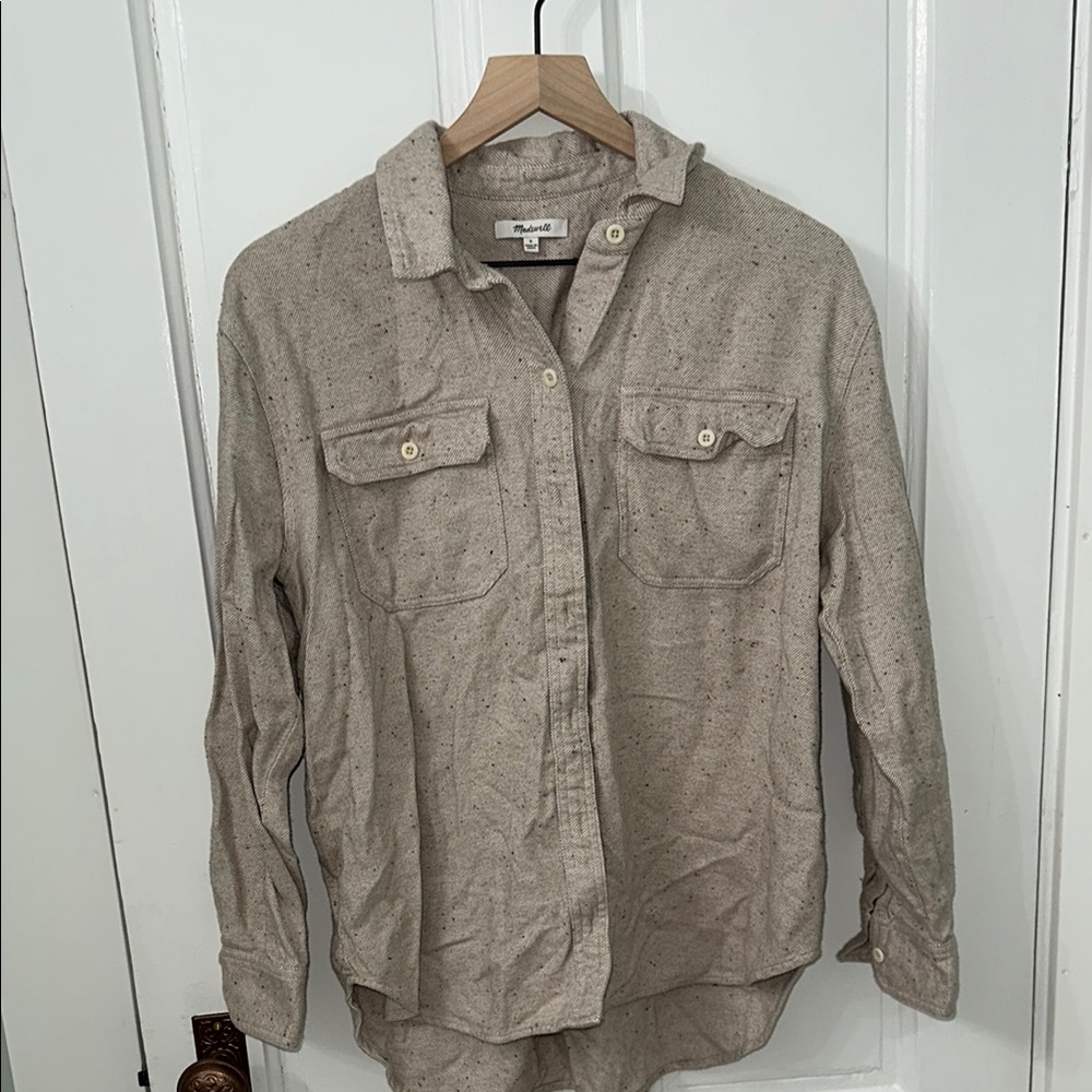 New madewell flannel shirt